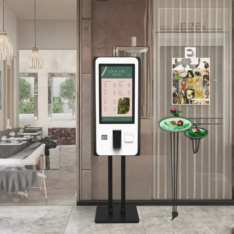 Interactive Self Service Payment Automatic Touch Kiosk Mcdonalds Self Ordering Machine Digital Signage for Restrurant