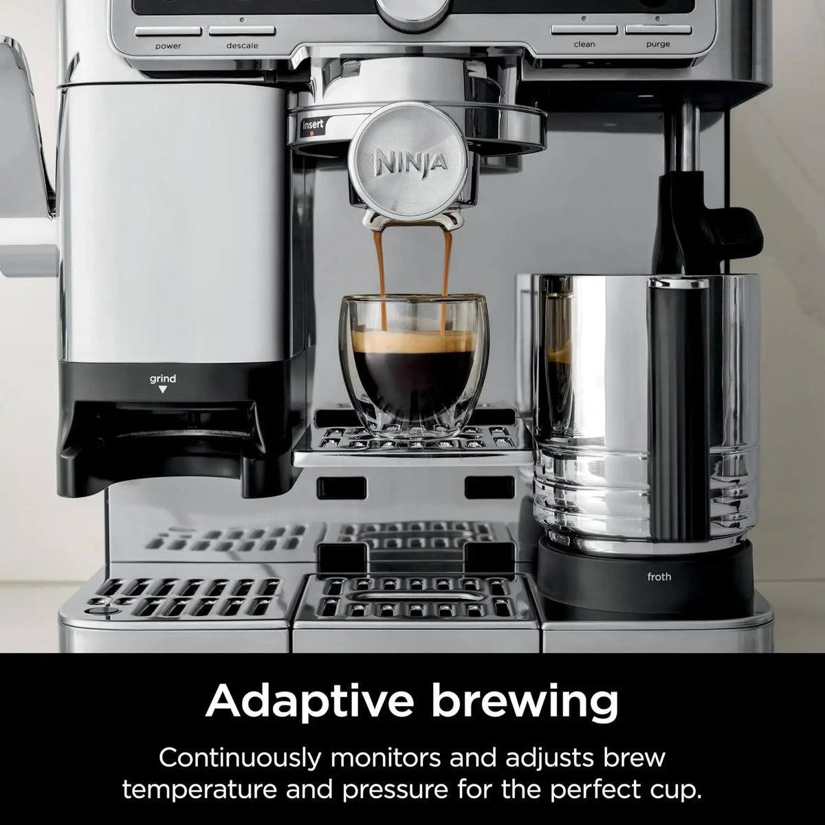 Luxe Café Pro Series, Espresso Machine, Drip Coffee, ES701 (Renewed), Custom