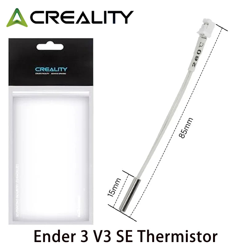 Creality Ender 3 V3 SE Thermistor Heating Tube Cartridge Heater 24V 40W and Thermistor 260°C 3D Printer Parts