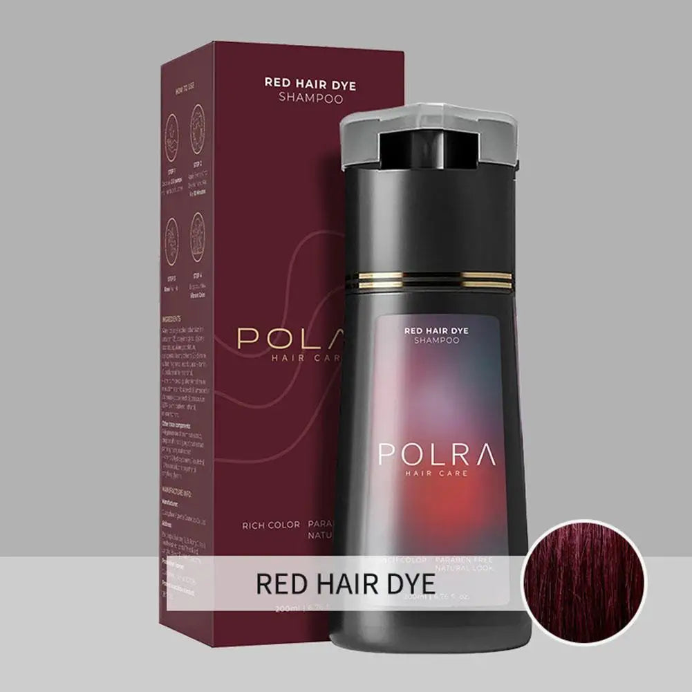 Hair Dye Shampoo Semi Permanent Hair Color Shampoo For Gray Hair Cover Women Men Black Brown Purple  Home Hair Dye Kit