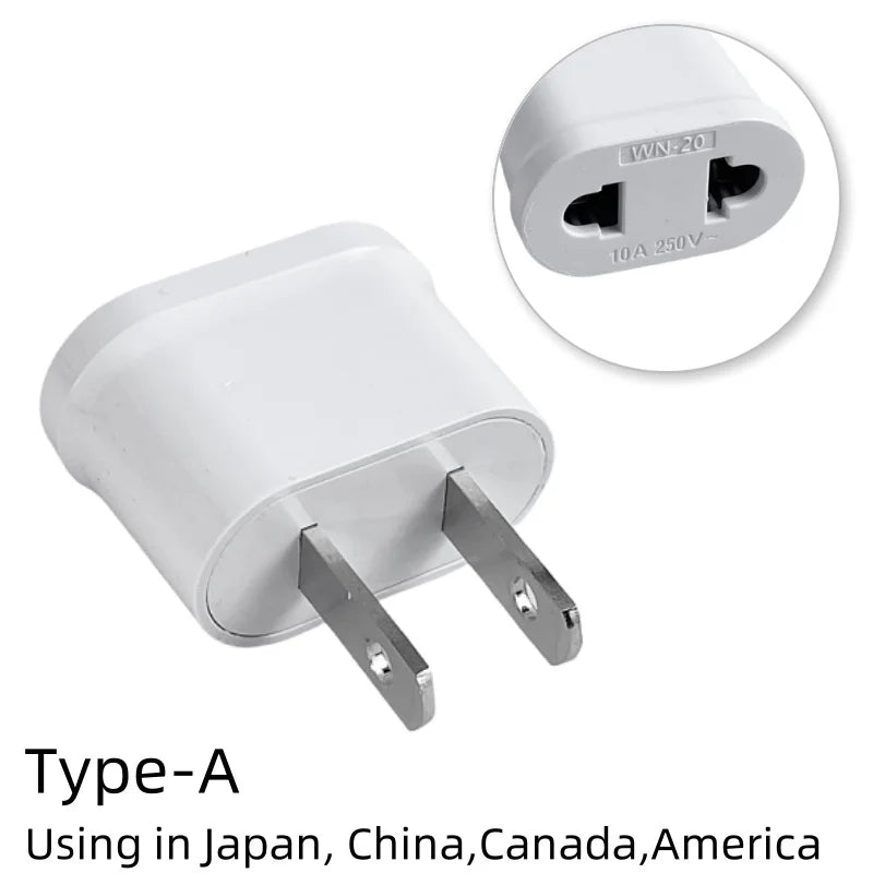 US Travel Electrical Socket EU To US Power Adapter American European Australia US AU EU Euro AC Plug Converter Outlet Socket