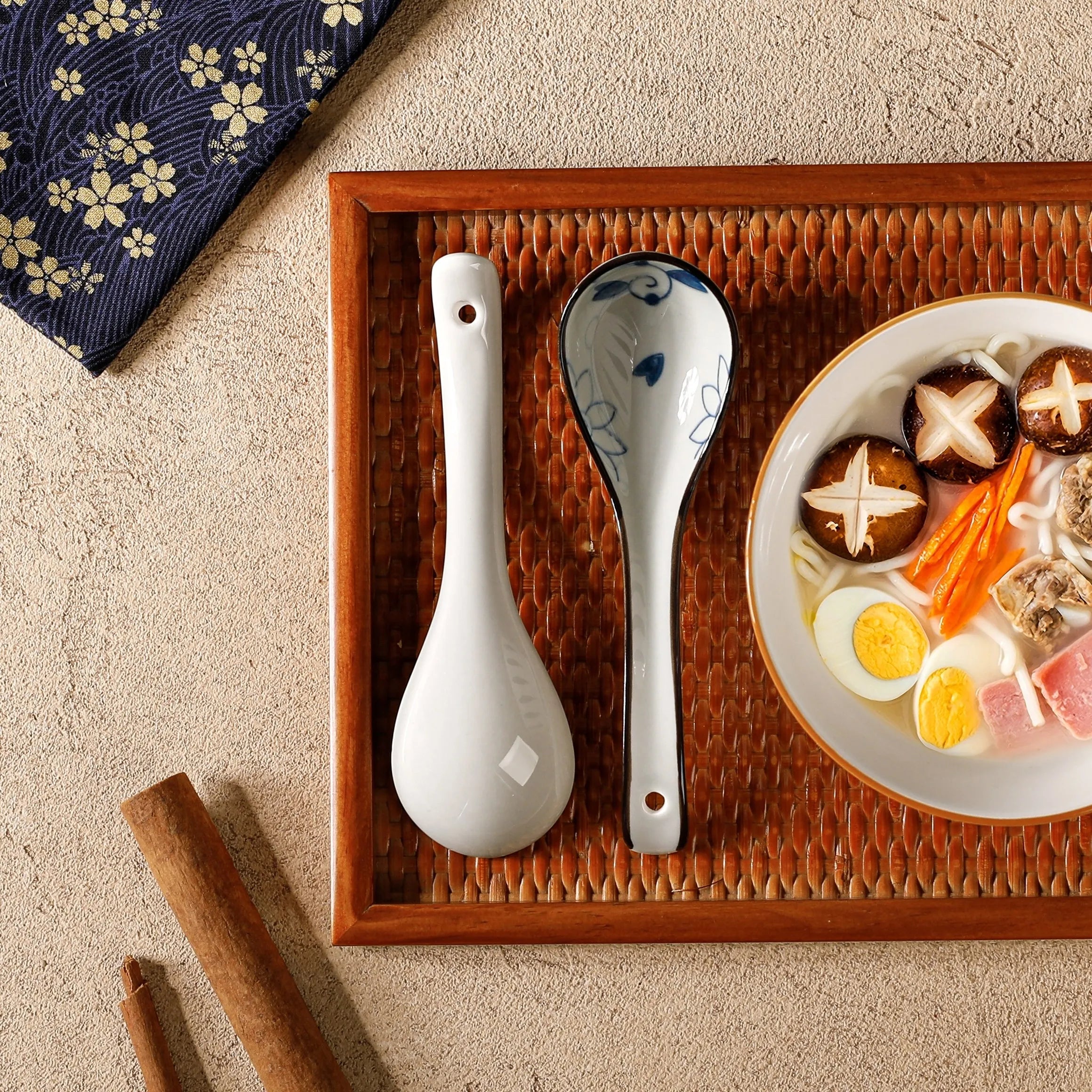 8pcs Ceramic Colored Glazed Soup Spoons for Household Use, Ceramic Spoons for Soup Drinking