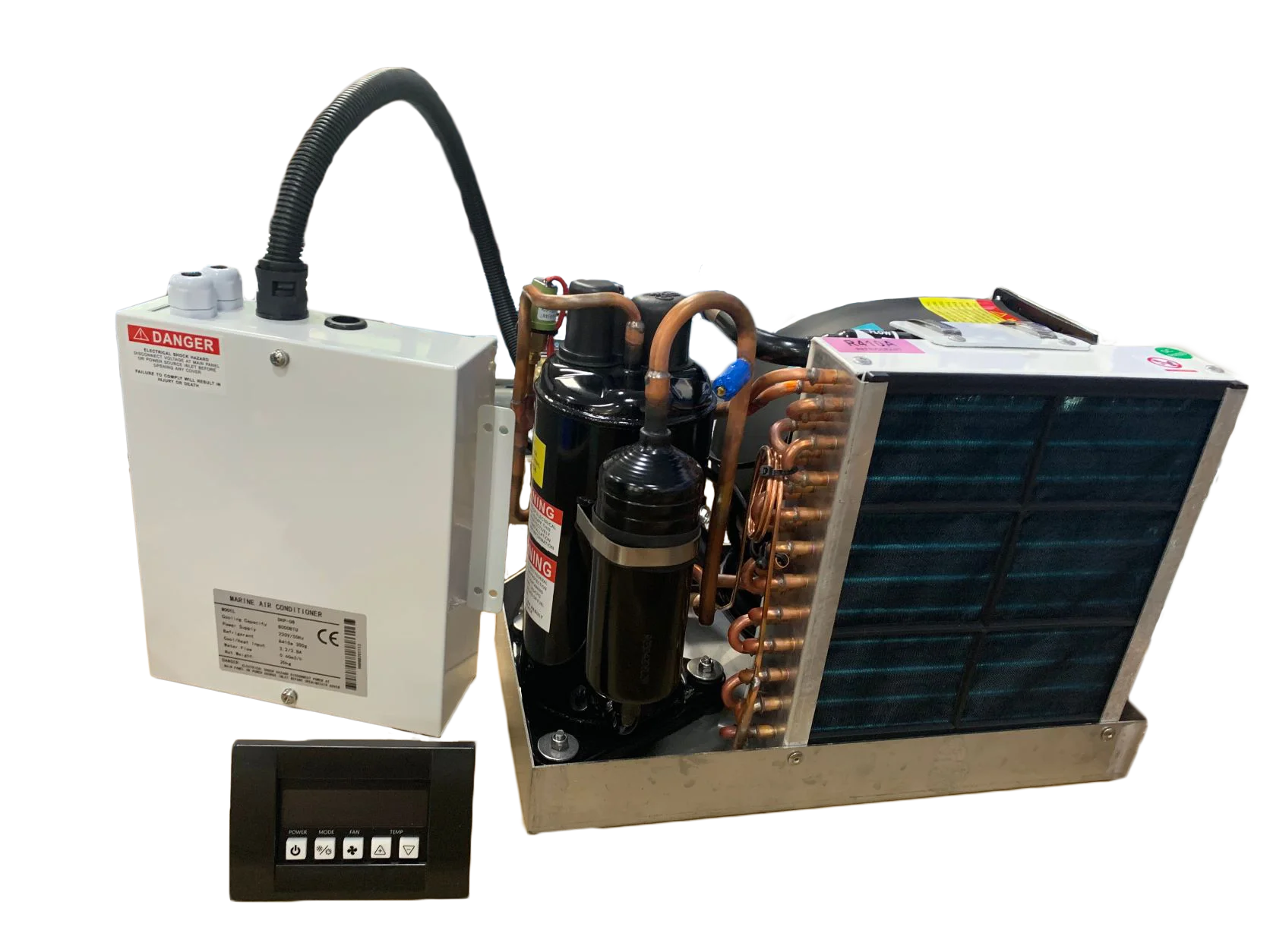 8000 Btu 220V Marine Airconditioner Small Water Cooled Combo AC Marine Air Conditioner for Boat Vessel Yacht