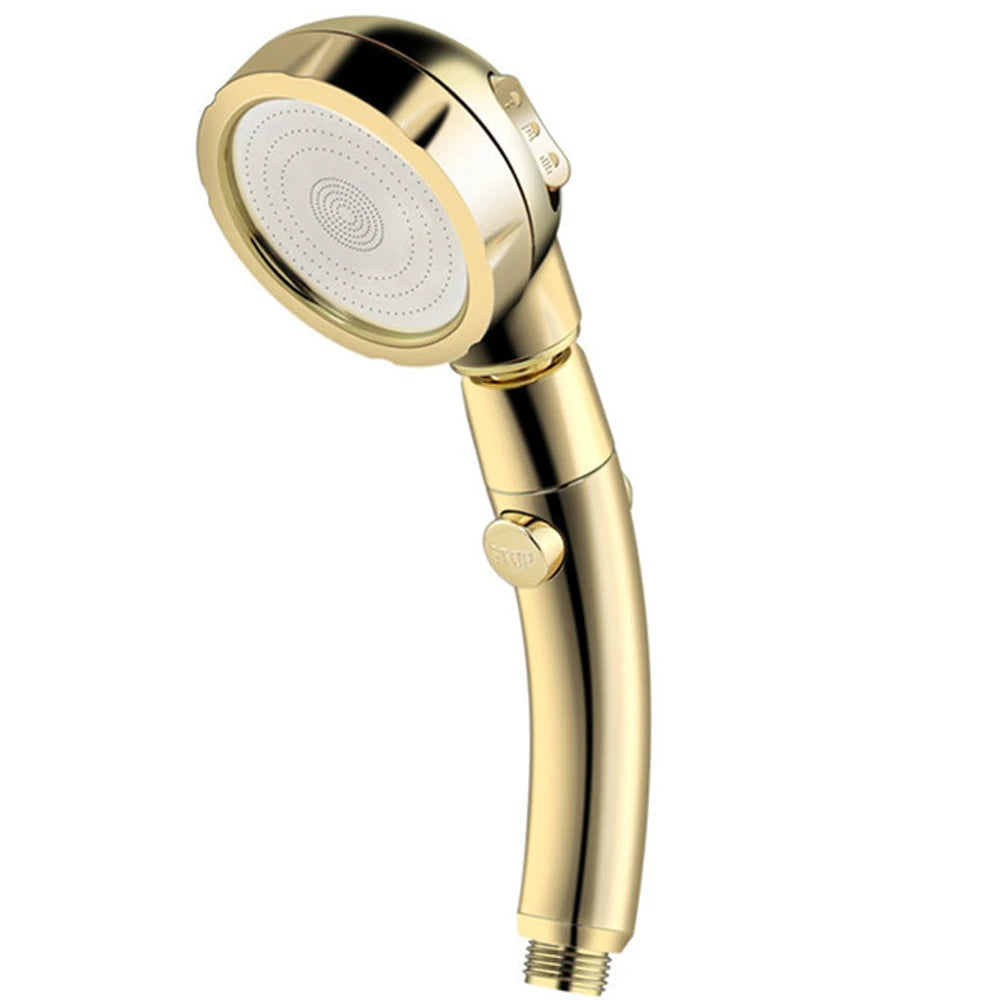 High Pressure Shower Head Set With Hose and Holder Silver 3 Modes Large Flow Rainfall Handheld Shower Faucet Bathroom Accessoies