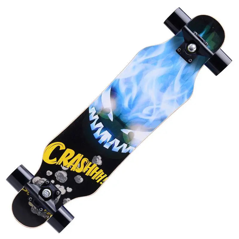 80CM Four Wheels Longboard Dancing Board Adult Street Riding Professional Beginner Freestyle Skateboard