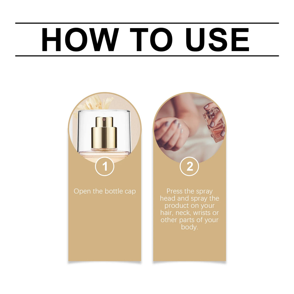 Vanilla Coconut Body Perfume Spray, Long-Lasting Fragrance, Exuding Unique Charm, Fresh and Romantic, Portable Perfume