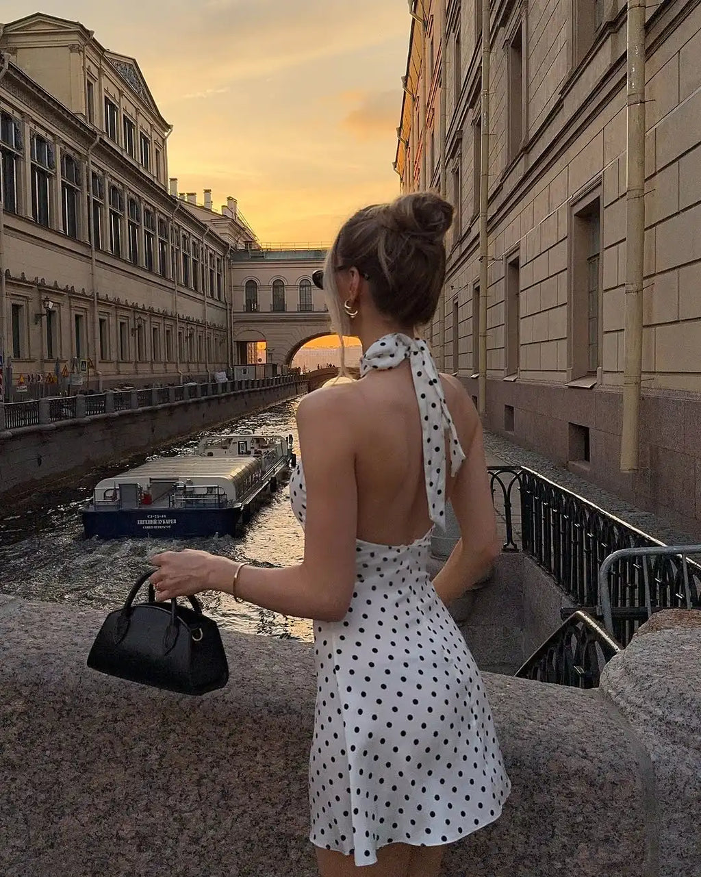 Retro Backless Polka Dot Halter Dress Women Sleeveless Off Shoulder Lace Up Slim Mini Dresses Lady Holiday Party Vestidos 2026