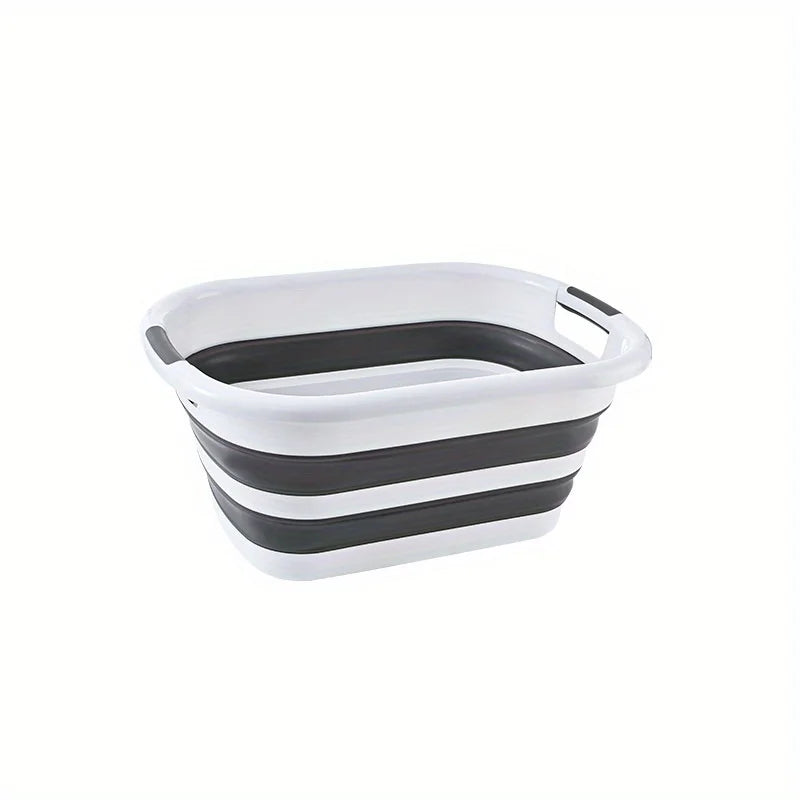 Multi-Functional Foldable Storage Basket,Laundry Hamper, Pet Bathing Tub,Space-Saving Organizer for Shower Gaps,Laundry Baskets