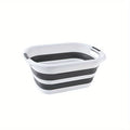 Multi-Functional Foldable Storage Basket,Laundry Hamper, Pet Bathing Tub,Space-Saving Organizer for Shower Gaps,Laundry Baskets