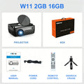 2026 H96 MAX W11 DVD Projector 1920X1080P LED Android 9.0 4K 2G 16G RK3228A 260ANSI Dual WIFI BT4.1 Outdoor Portable Home Cinema