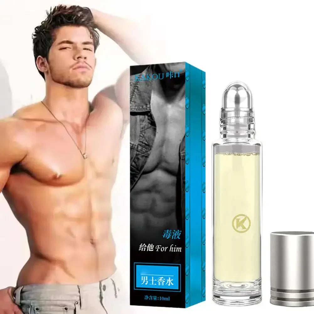 10ml Unisex Roll-On Eau De Toilette Fresh Natural Fragrance Pheromone Temptation Lasting Dating Mini Portable Ball Body Parfum