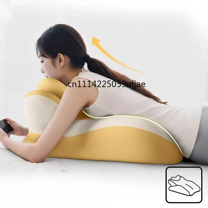 Memory Cotton Cushion Sleeping Pillow Lying on The Bed Multi-functional Pillow Sleep on The Stomach Playing Mobile Phone Cushion