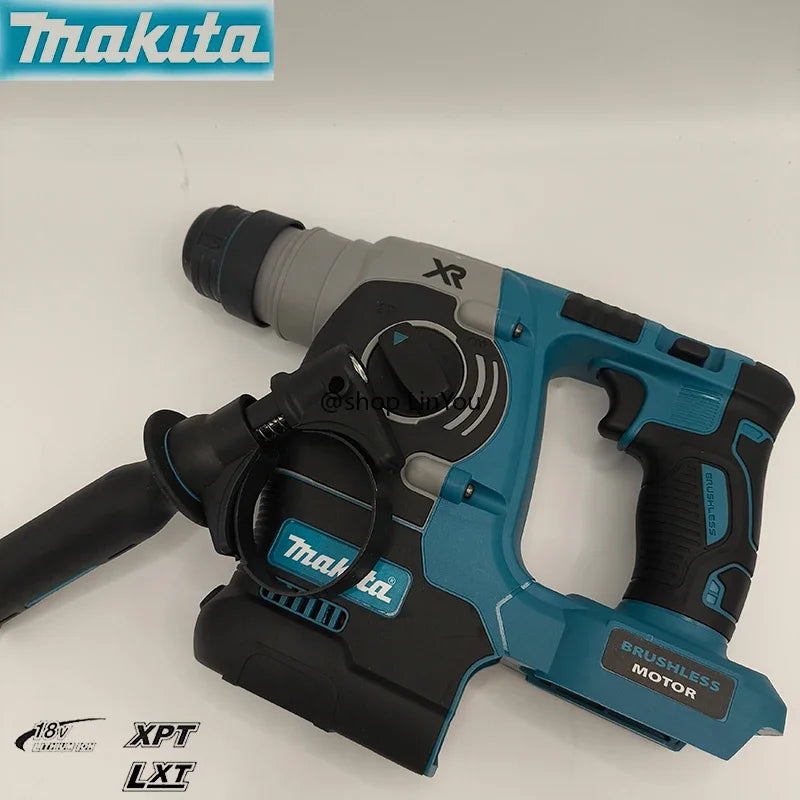 Makita Electric Cordless Brushless Hammer Drill Rechargeable Rotary Hammer Drilling and Chiseling High torque power Tool