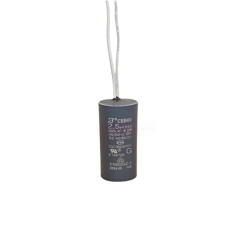 Pump CBB60 wall-mounted boiler circulation pump, air conditioner fan, start-up and operation capacitor, 2/2.5/5/3/4/8UF, 450V
