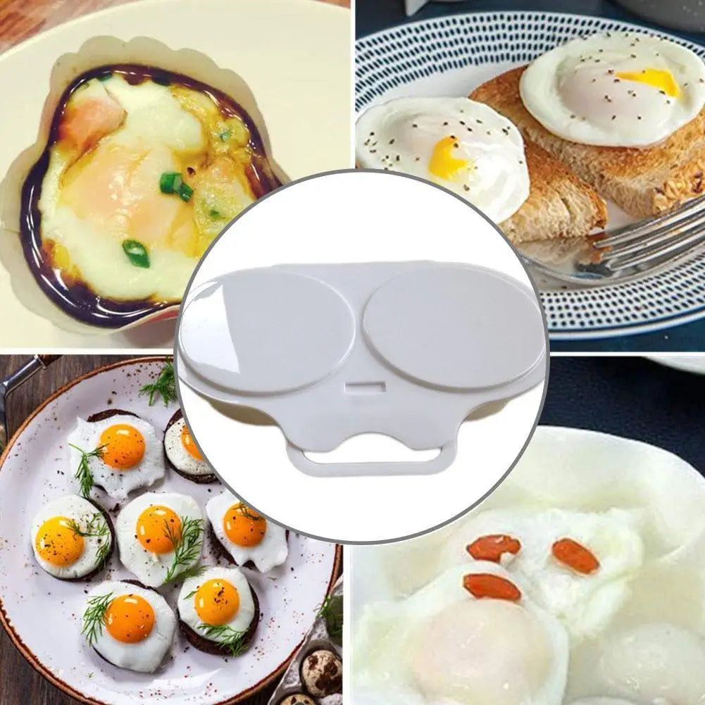 Food Grades Plastic Microwave Cooking Eggs Steamer Tool Egg Kitchen Convenient Egg Cooking Mold Kitchen Gadgets Poacher Fri U9A9