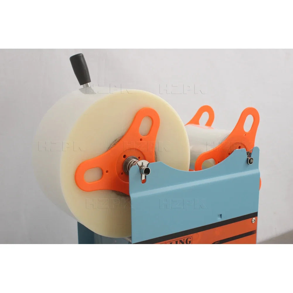 HZPK Manual Bubble Tea Plastic Paper Cups Sealer Sealing Machine for Bubble Tea Shop Equipment Cup Sealer