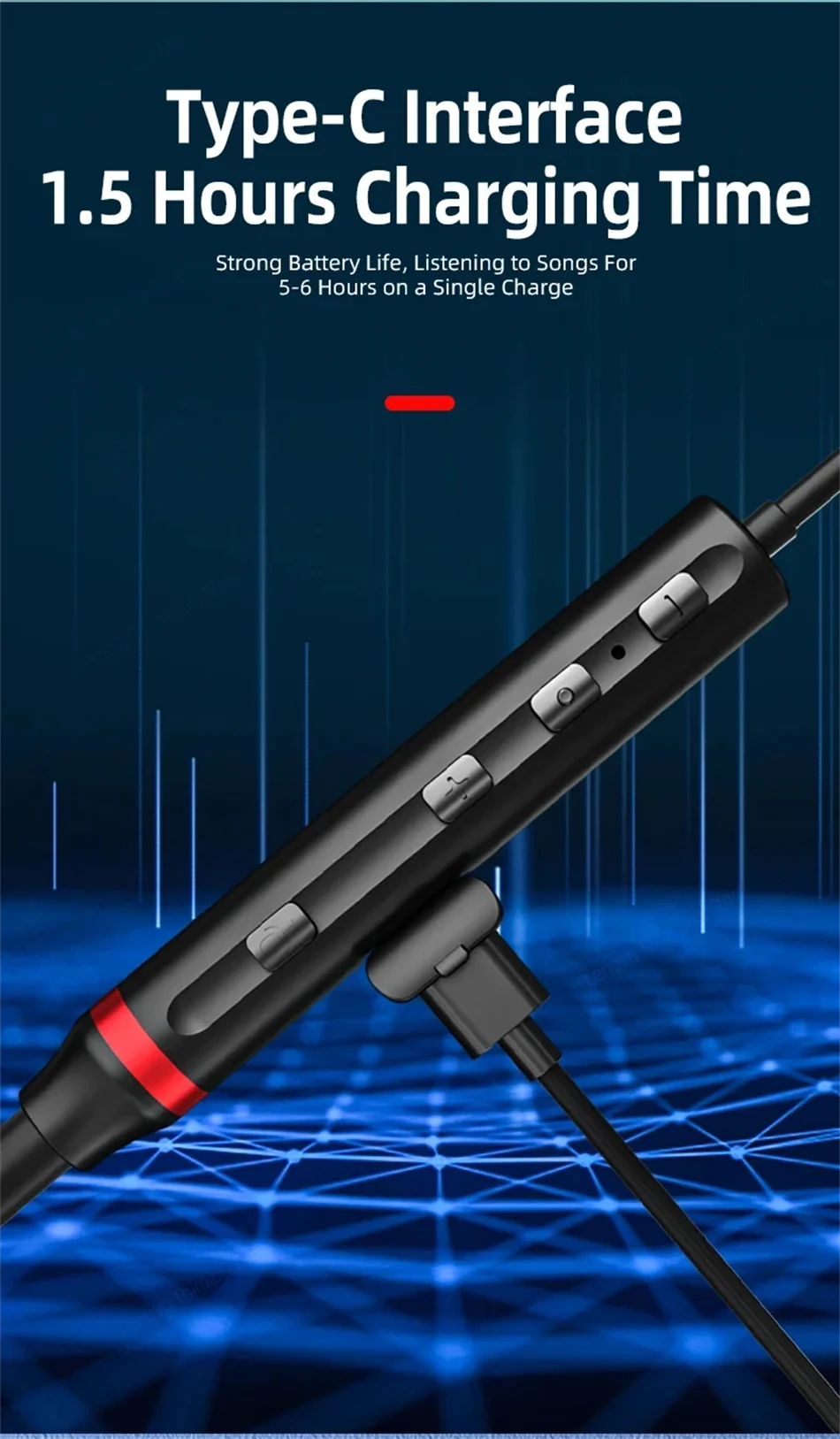 Lenovo HE05X Neckband Earphones Wireless Bluetooth 5.0 Earbuds Waterproof Sport Headset with Mic Magnetic Neckband Earphone New