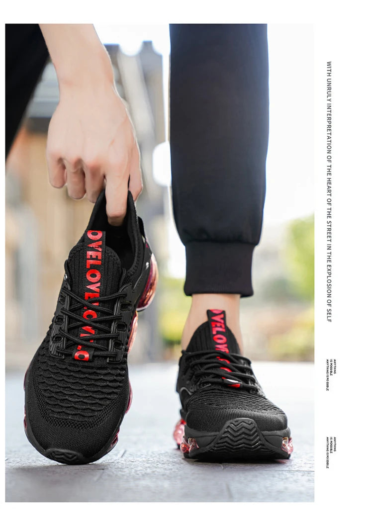 Men's Casual Sneakers Breathable Luxury Trainer Race Shoes Fashion Loafers Running Shoes for Male