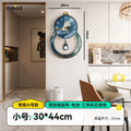 Kitchen Living Room Wall Clock Minimalist Design Unique Usa European Wall Clock Flowers Nordic Luxury Metal Horloge Decorarion