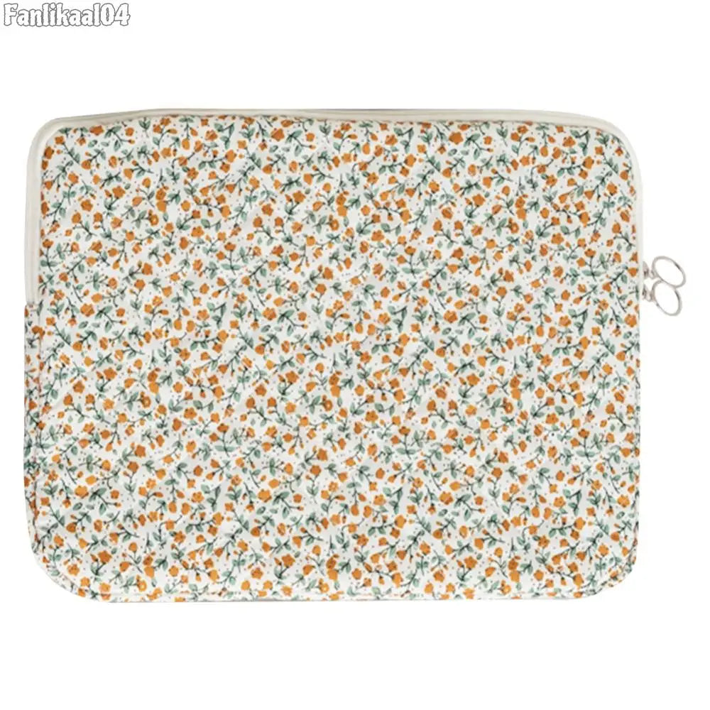 11/13/15 Inch Laptop Sleeve Quilted Laptop Sleeve Case Coquette Floral Laptop Carrying Case Laptop Case