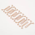 12pcs Women's Scarf Clips Hijab Pins Silk Scarf Pins U-Shaped Brooch Pins Jeans Skirts Detachable Buckle Adjustable Sleeve Clip