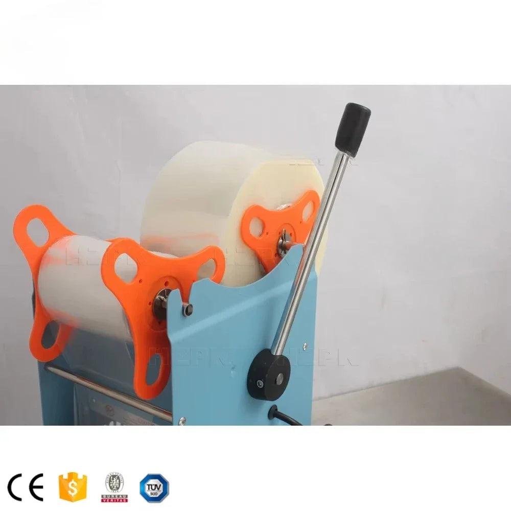 HZPK Manual Bubble Tea Plastic Paper Cups Sealer Sealing Machine for Bubble Tea Shop Equipment Cup Sealer