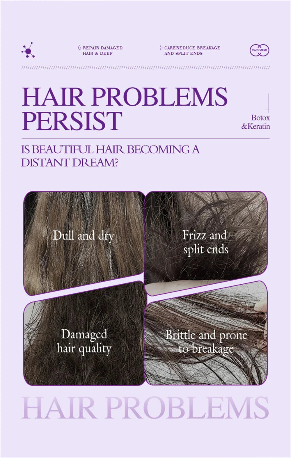 Magical Keratin Hair Mask 5 Seconds Repair Damaged Frizzy Hair Soft Smooth Shiny Nutrition Deep Moisturize Nourishing Hair Care