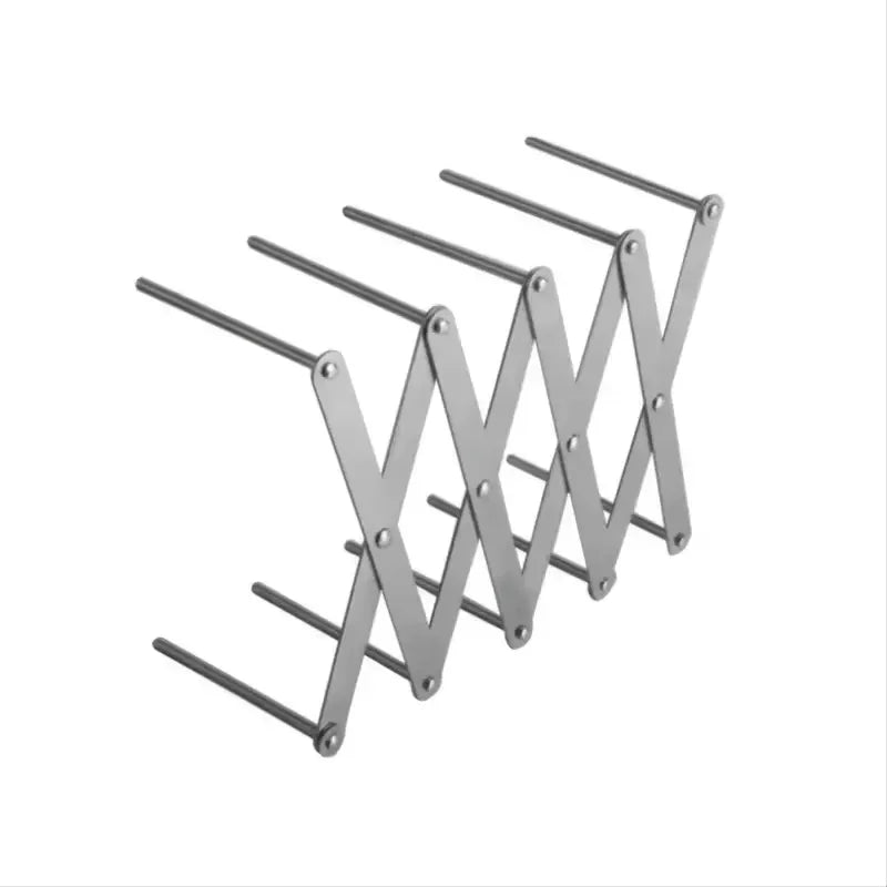 1pc Pot Lid Rack Pan Lid Organizer Retractable Foldable Stainless Steel Plate Holder Shelf Tableware Storage Kitchen Gadgets