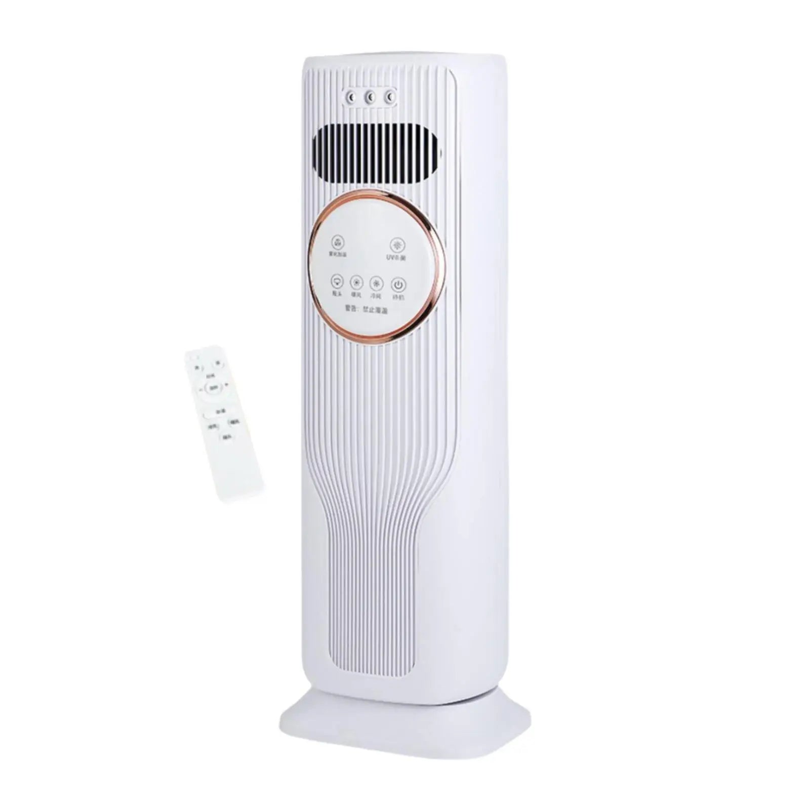 Three Level Ventilation Portable Fan Heater with Water Ice Tank for Home Bedroom Air Conditioning