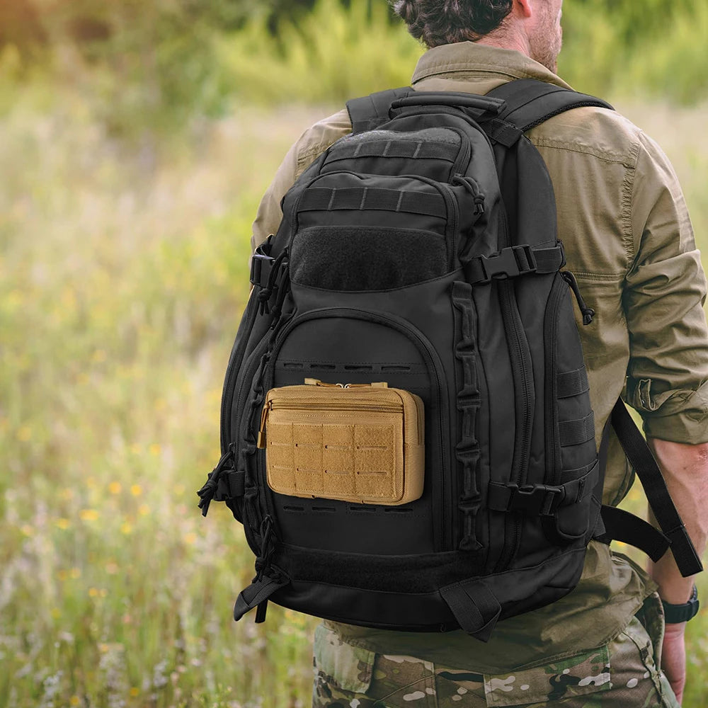 EDC Molle Tactical Pouch Waist Pack Compact Utility Pouches Waist Belt Bag Medical Bags Phone Case Outdoor Hunting Accessories
