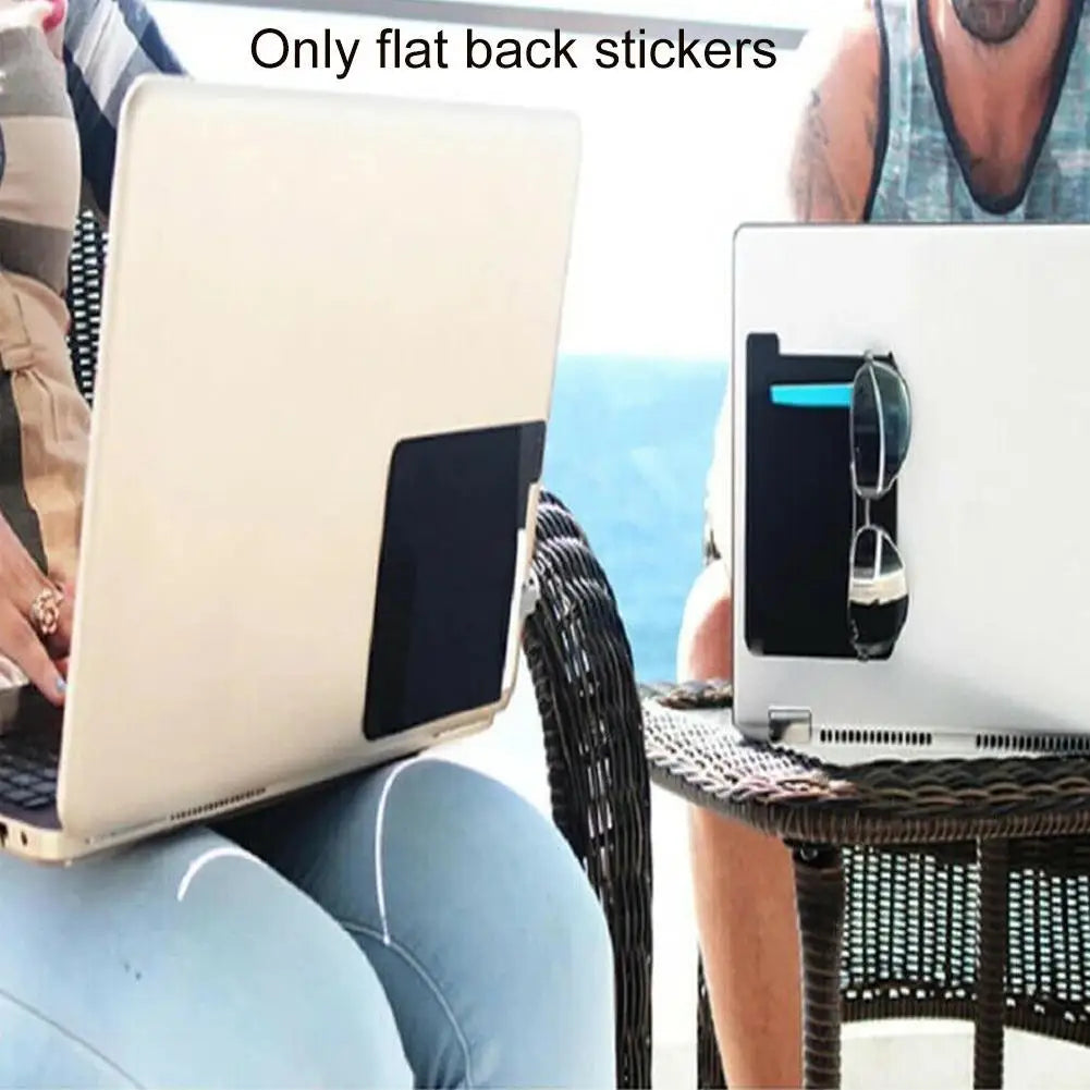1pcs NEW Self Adhesive Laptop Rear Storage Bag for Mouse Digital Hard Drive Pen Pocket Pouch Laptop Accessories