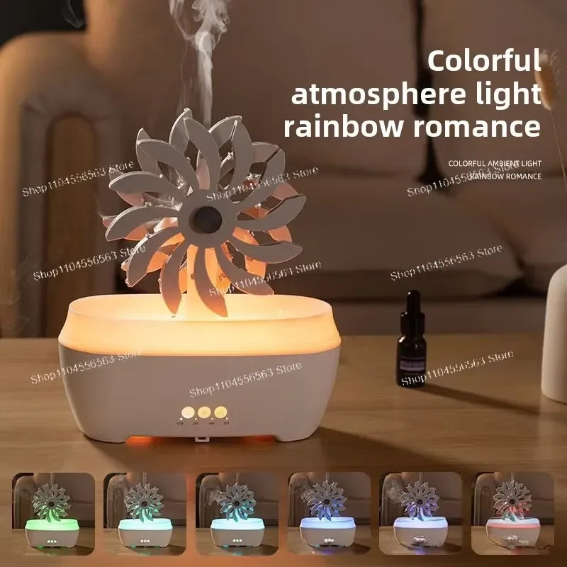 New product, windmill, aromatherapy machine, desktop, essential oil diffuser, water drop humidifier, household, heavy fog