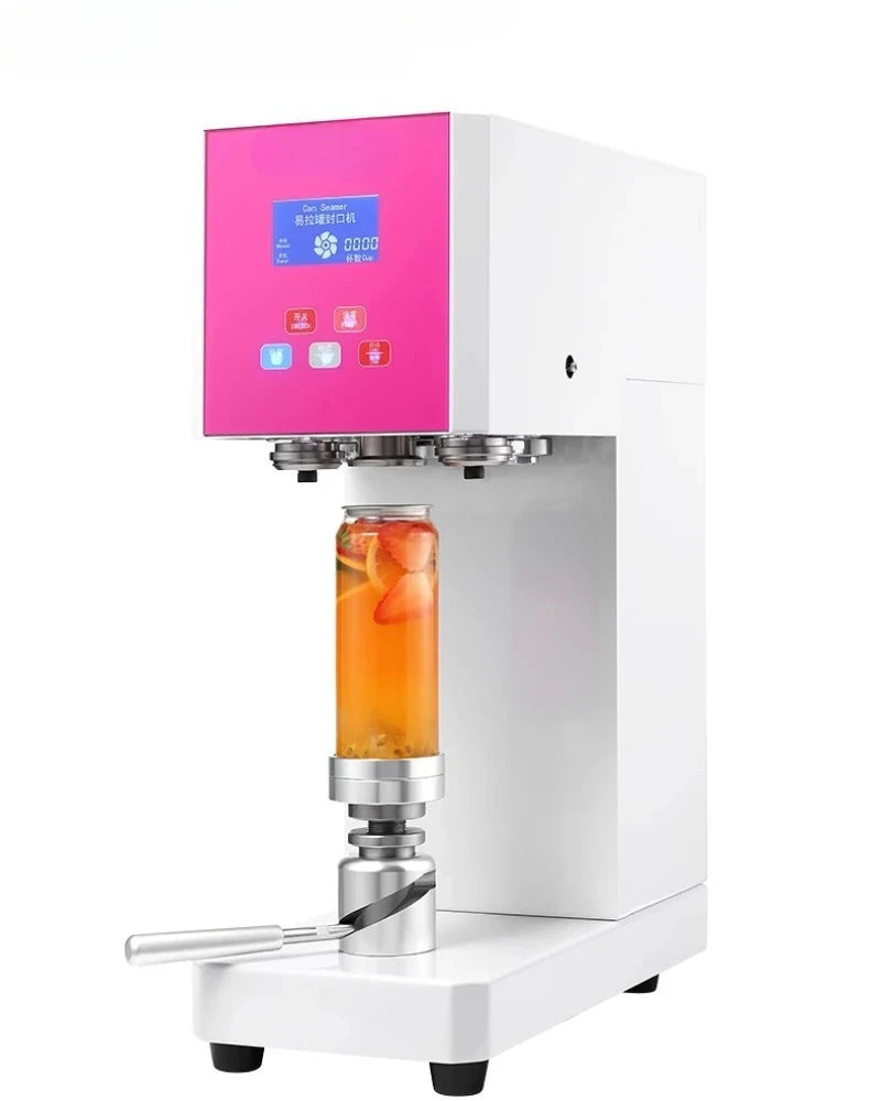 can sealing machine, milk tea automatic commercial plastic can beverage can sealing machine, beverage cup sealing machine
