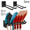 Tool Storage System Hook Wall Holder Garage Storage Multi-Purposes Garden Tool Organizer Shovel Rake Broom Hose Shovel Organizer