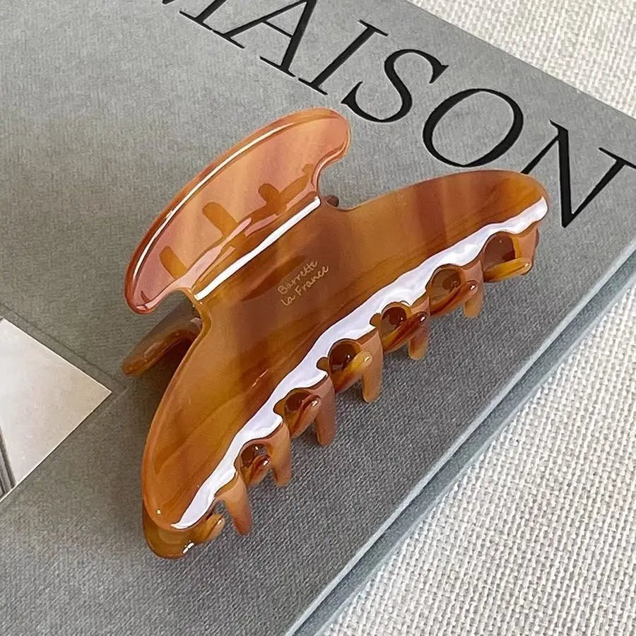 High-end Acetate Large Plate Hair Claws Fashion Hair Accessories Women Trend Back Head Clip Boutique Cute Girl Hairpins Headwear