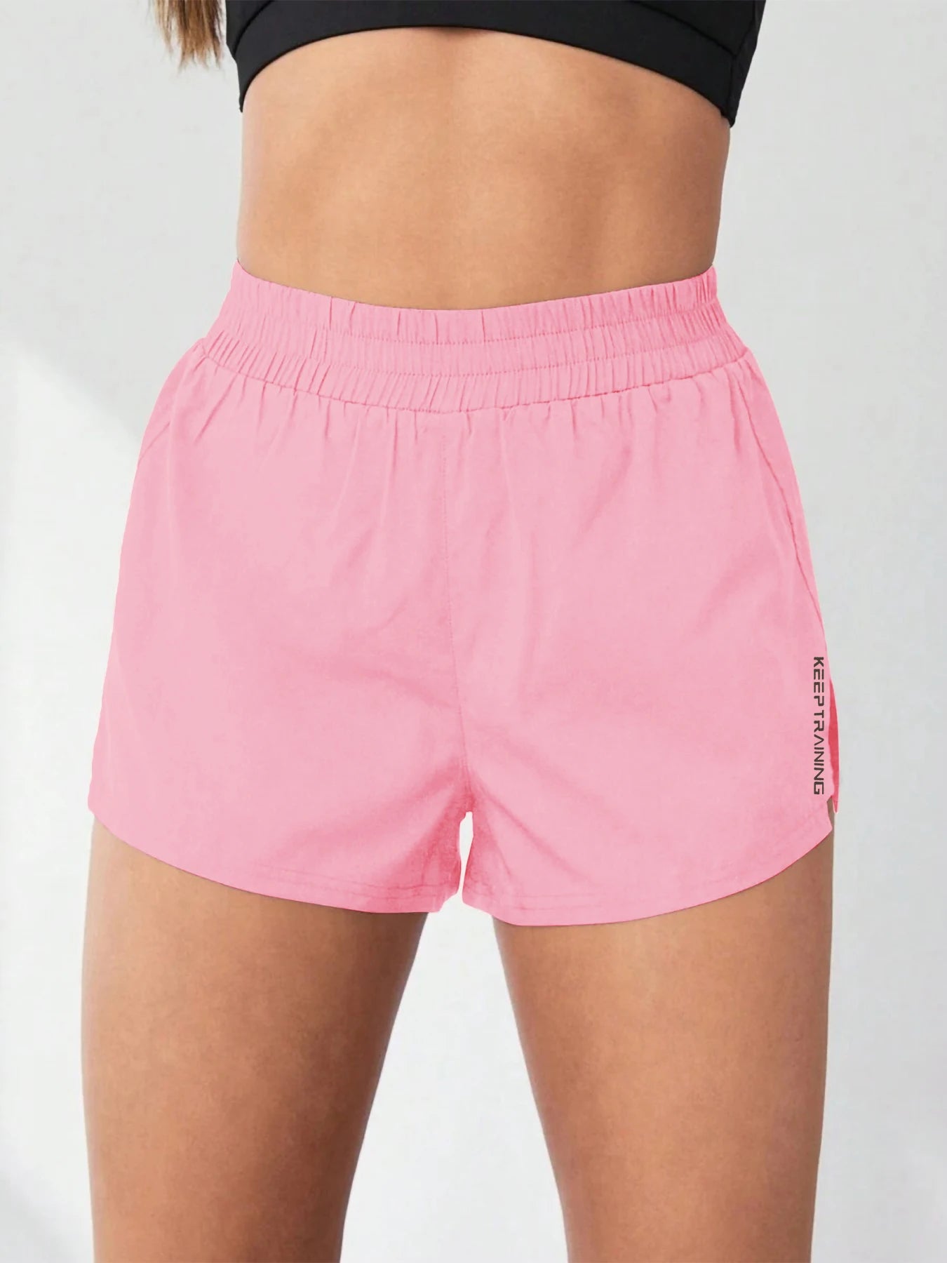 2026 New Style Faux Two-Piece Anti-Exposure Yoga Shorts Sports Shorts Running Fitness Tennis Casual Basic Sports Pants Women's