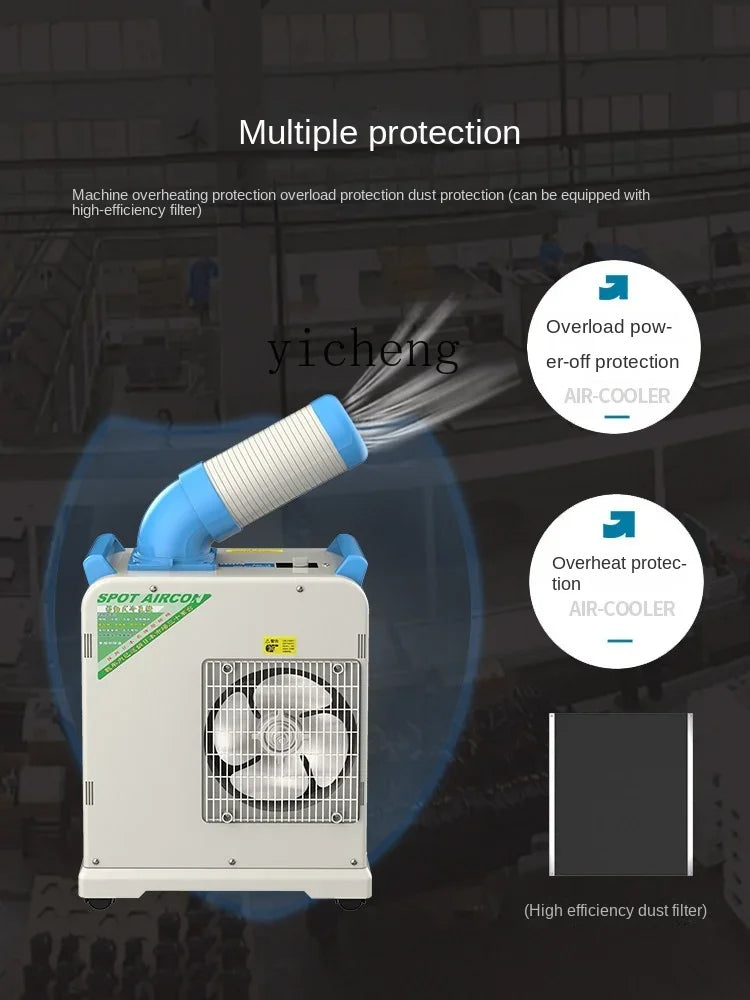 Industrial Air Conditioner Mobile Air Conditioner Single Cold Barbecue Air Cooler Conditioner Fan Refrigeration
