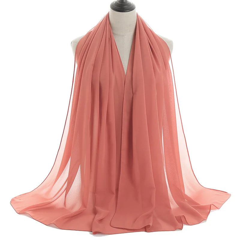 Ramadan Islamic Instant Bubble Chiffon Shawl Scarf Lady Head Wrap Women Hijabs Scarves Bufandas Muslim Veil Hijab Snood 180*70cm