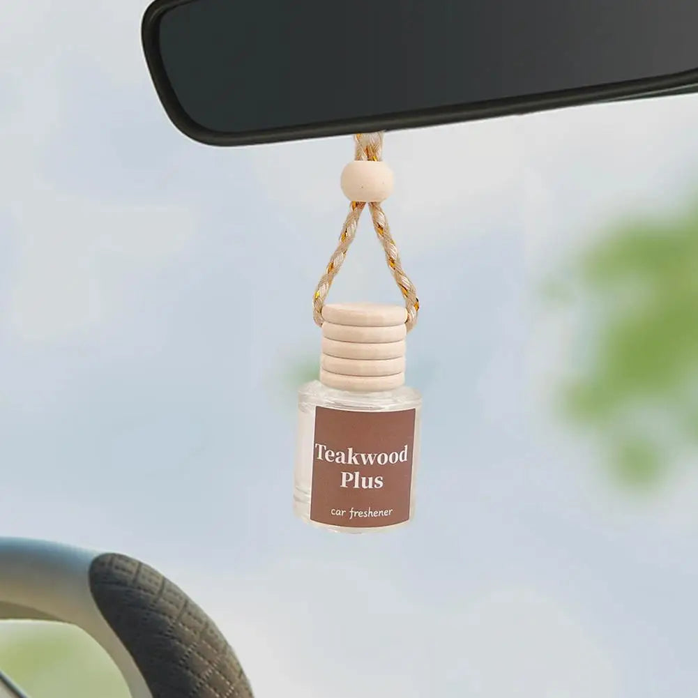 Car Hanging Perfumes Pendant Portable Hanging Aromas Men Present Women Hanging Air Freshener Bottle Car Glass Diffuser Frag J3C4