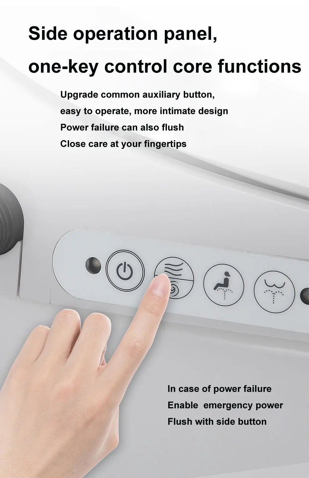 2023  New Modern Egg Shape Toilet Sanitary Ware Bathroom Ceramic Luxury Electric Intelligent Wc Smart Toilet Automatic