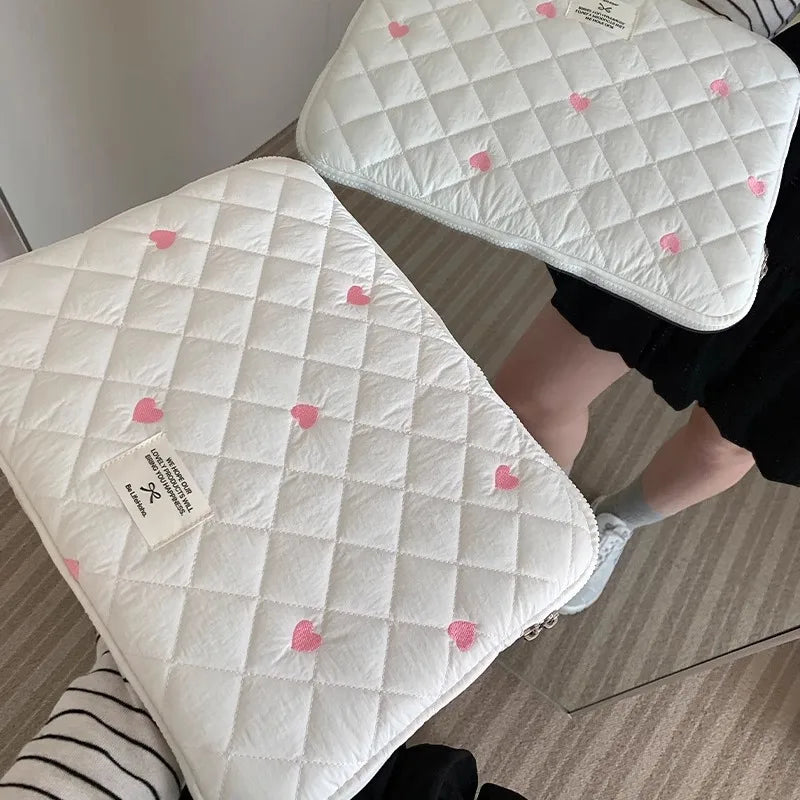 cute Laptop Sleeve Case Bag Portable Computer Cover Bag Tablet Pouch For Ipad 9.7-11 Macbook Air Pro 13 14 15 15.6 16 Inch Cover