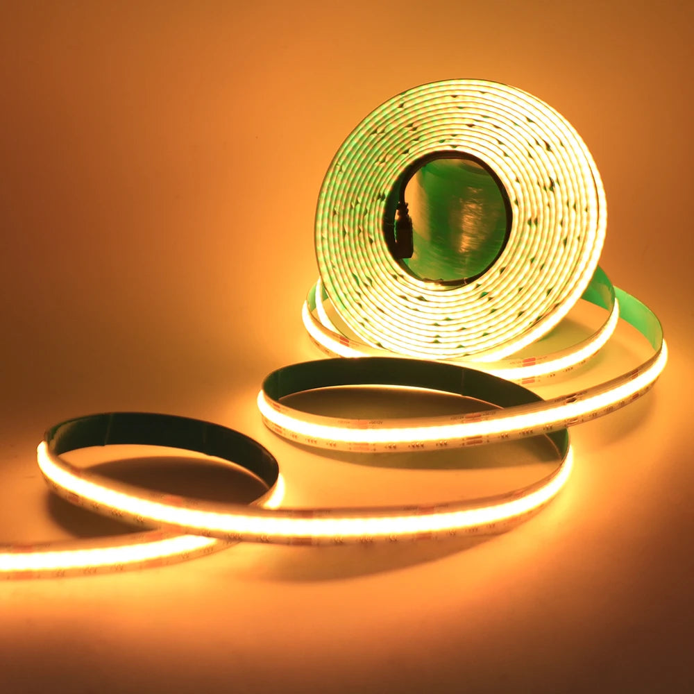 IP67 Waterproof IP21 RGB COB LED Strip DC 12V 24V 576 840LEDs/M TV BackLight Home Decoration Led Tape Diode Flexible Ribbon