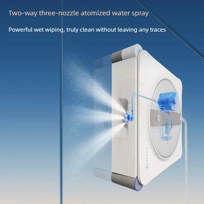ECOVACS W2S PLUS Window Cleaning Robot Multi Functional Automatic Electric Window Glass Cleaner Smart Cleaning Machine