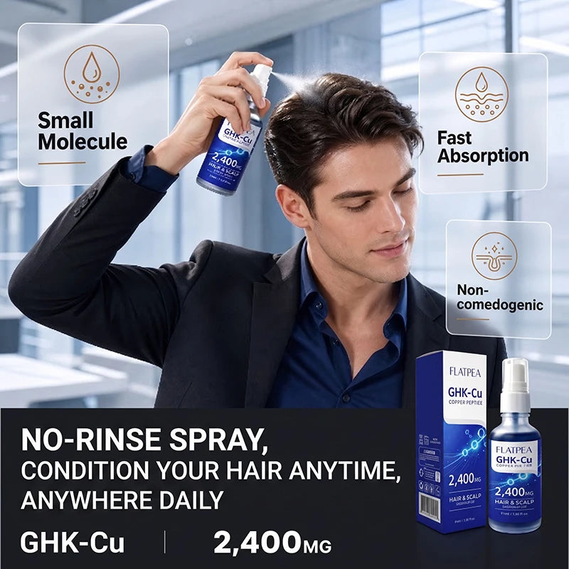 Multi Pack Blue Copper Peptide Hair Care Essence Spray Deep Nourishing Fast Absorption Non Greasy Neutral Mild Non Irritating