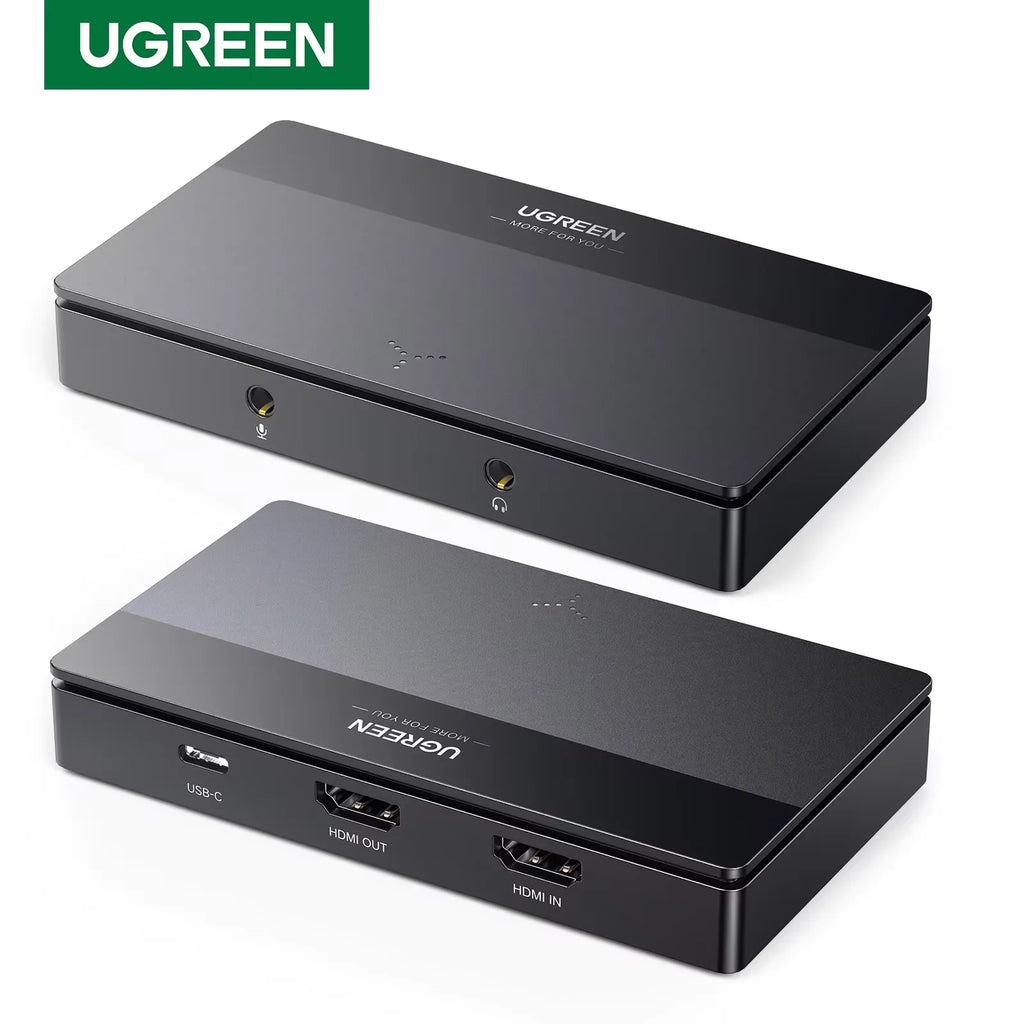 New! UGREEN Video Capture Card 4K60Hz HDMI to USB/USB-C HDMI Video Grabber Box for PC Computer Camera Live Stream Record Meeting