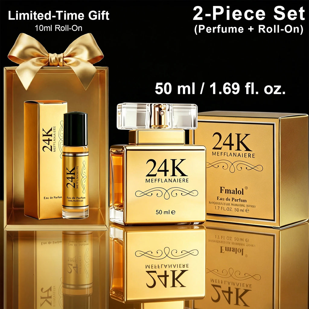 24K Glod Perfume for Women，Long Lasting Perfume Spray，Romantic, Seductive fragrance，Romantic Scent with Notes of Berry and Jasmine。