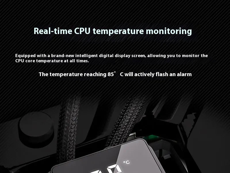 X-GAMERX M240 M360 Liquid Cooling ARGB Dynamic Light Synchronization Thermal Display Integrated Water Cooling Radiator