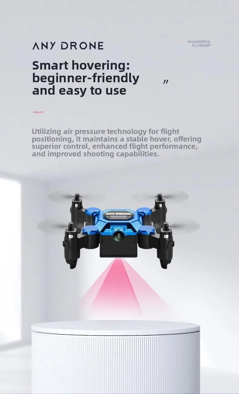 Mosquito Drone, Mini Folding Drone, Aerial Camera Drone, Student Remote-Controlled Helicopter, Small Toy