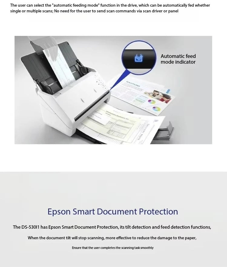 DS530 Ouble-sided Color Scanning High-definition Professional Office High-speed Automatic Continuous Feeding