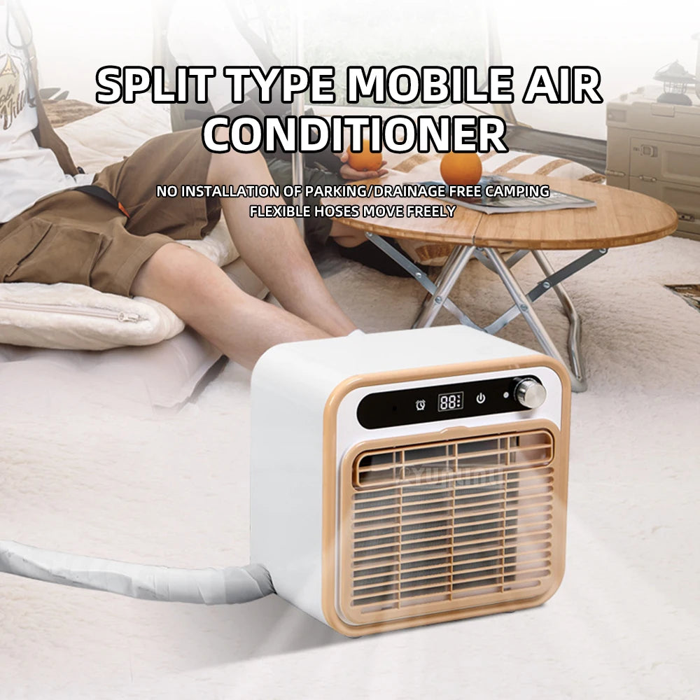 5000BTU Climatizador Portable Split Type Air Conditioner with 1.5m Connecting Pipe Remote Control